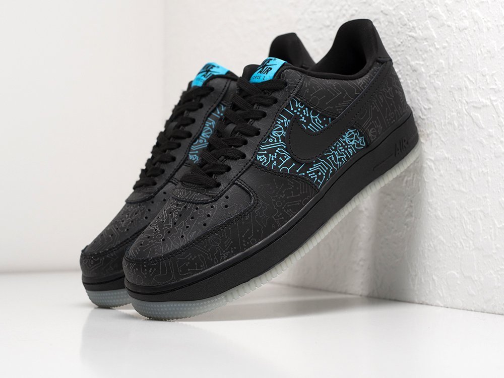 Nike air force 1 low black/photo blue best sale